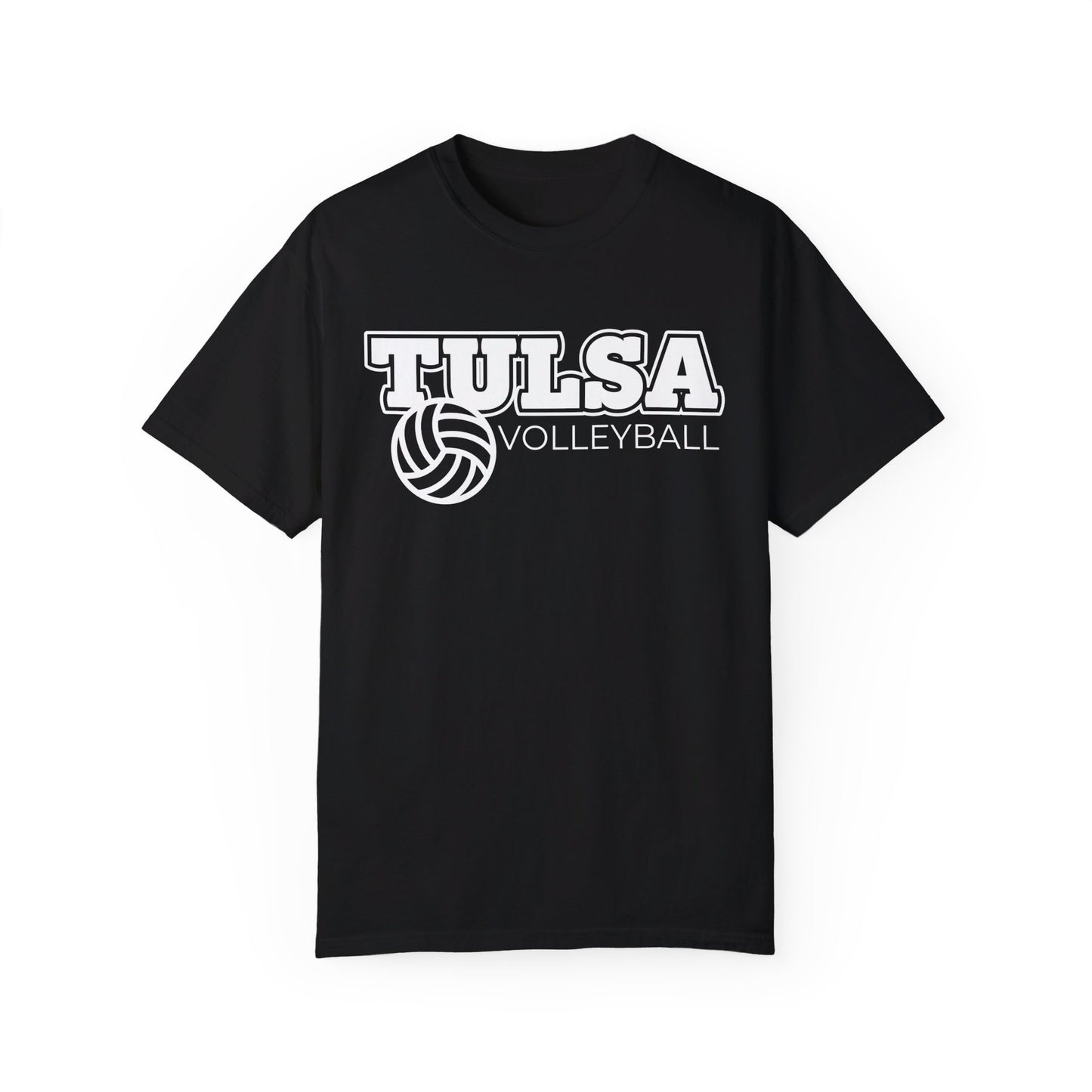 Tulsa Volleyball Retro Text T-shirt