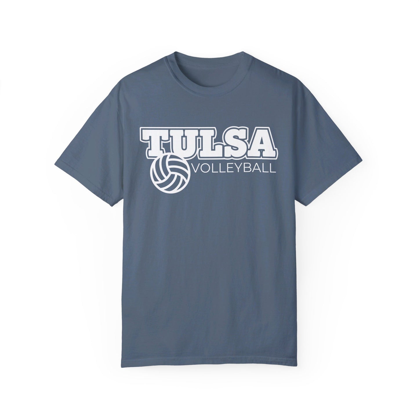 Tulsa Volleyball Retro Text T-shirt