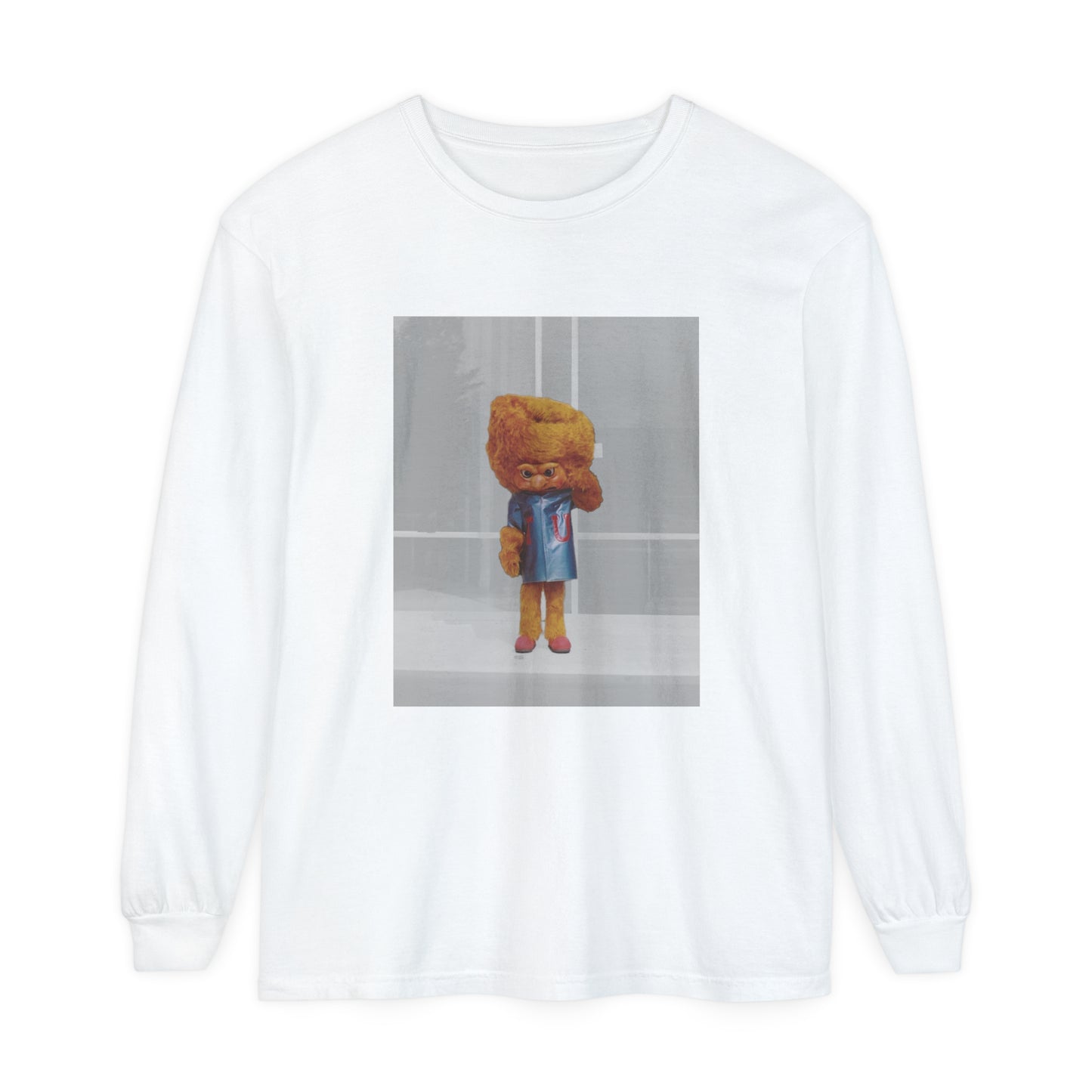 Vintage Huffy Mascot Pic Long Sleeve T-Shirt