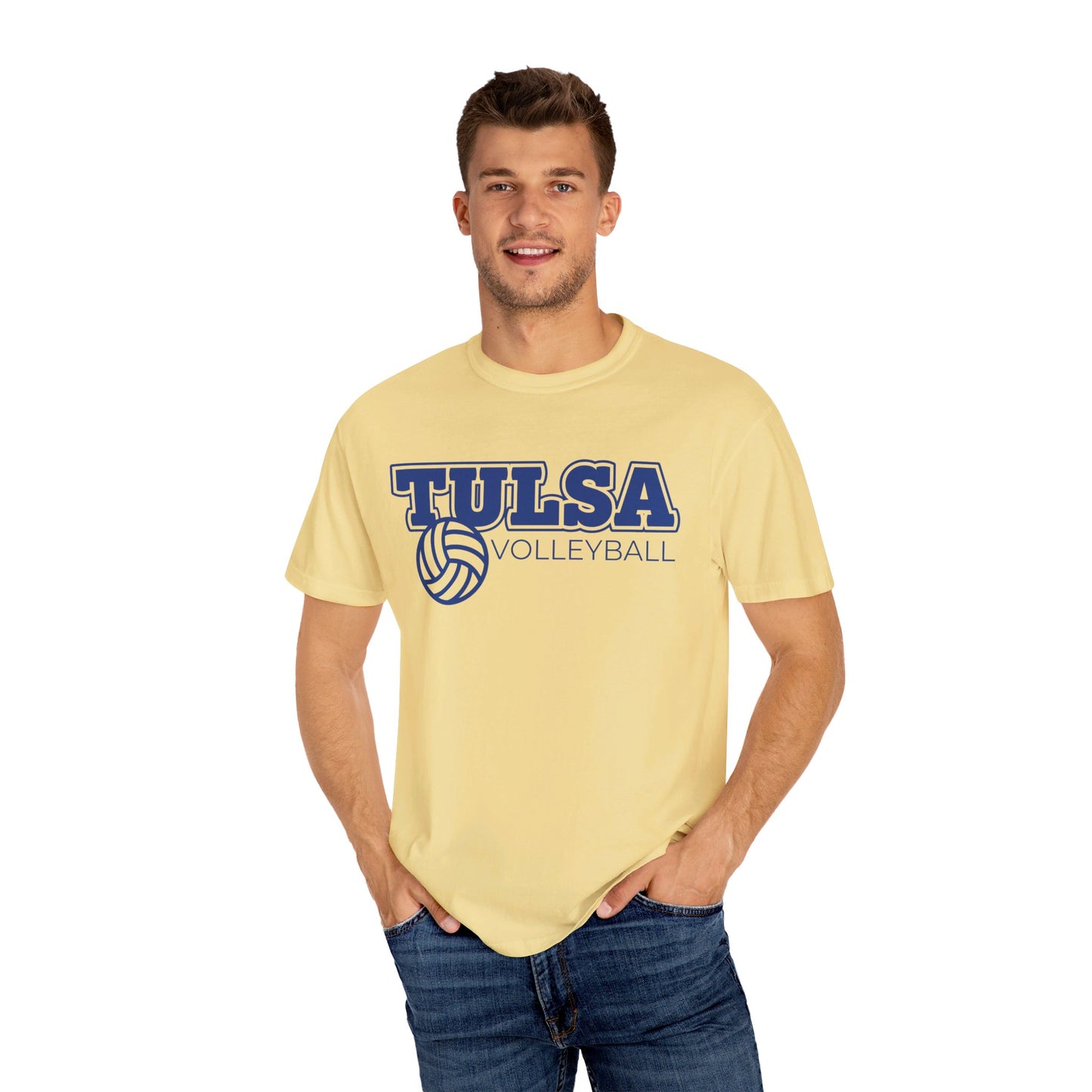 Tulsa Volleyball Retro Text T-shirt