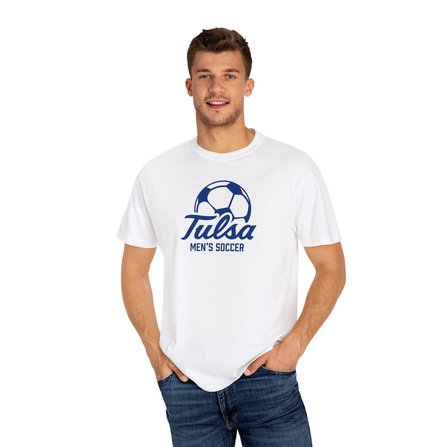 Tulsa Men's Soccer Ball T-shirt