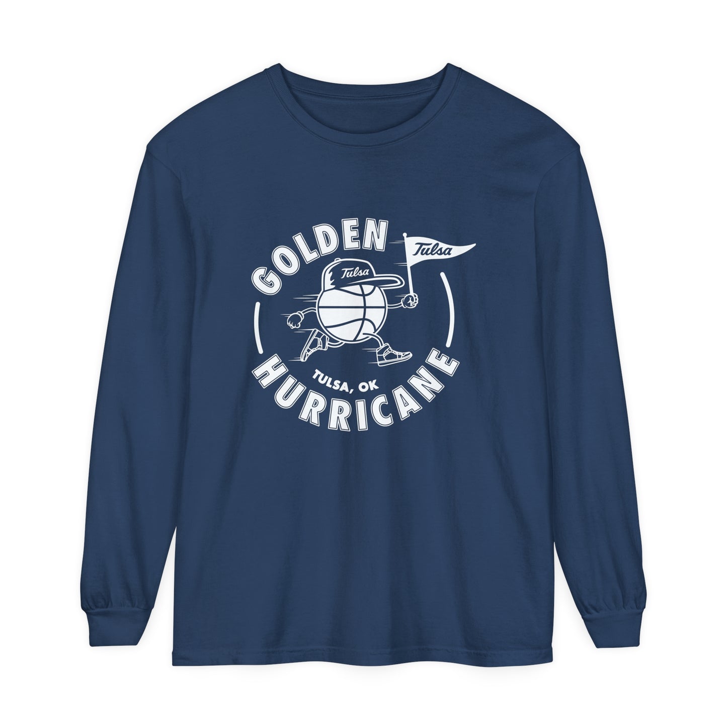 Golden Hurricane Basketball Long Sleeve T-Shirt