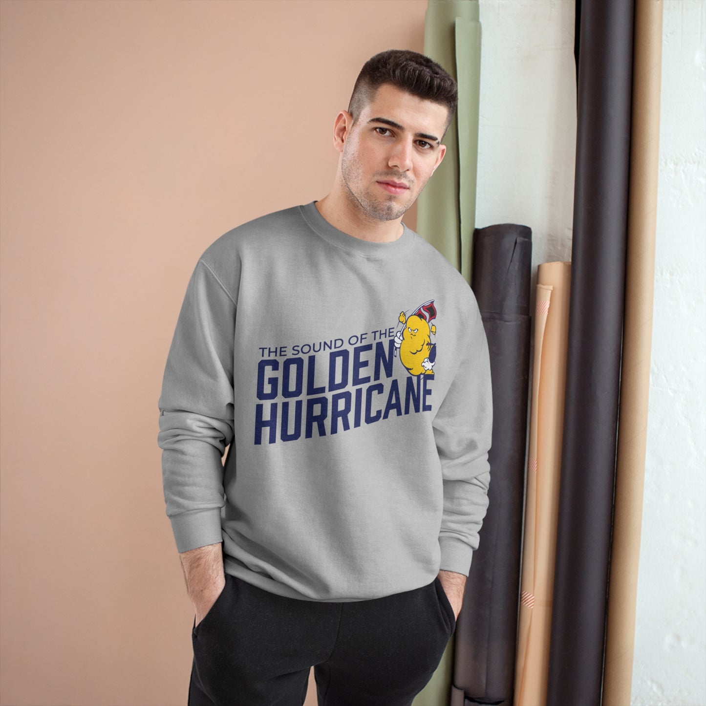 The Sound of Golden Hurricane Crewneck