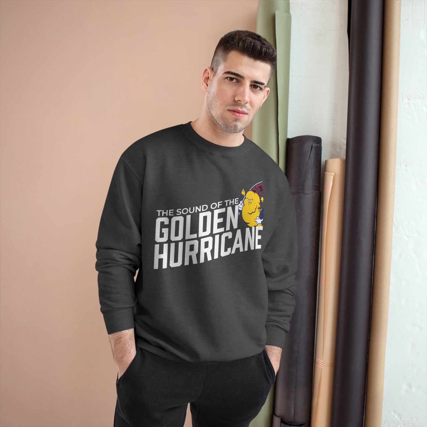 The Sound of Golden Hurricane Crewneck