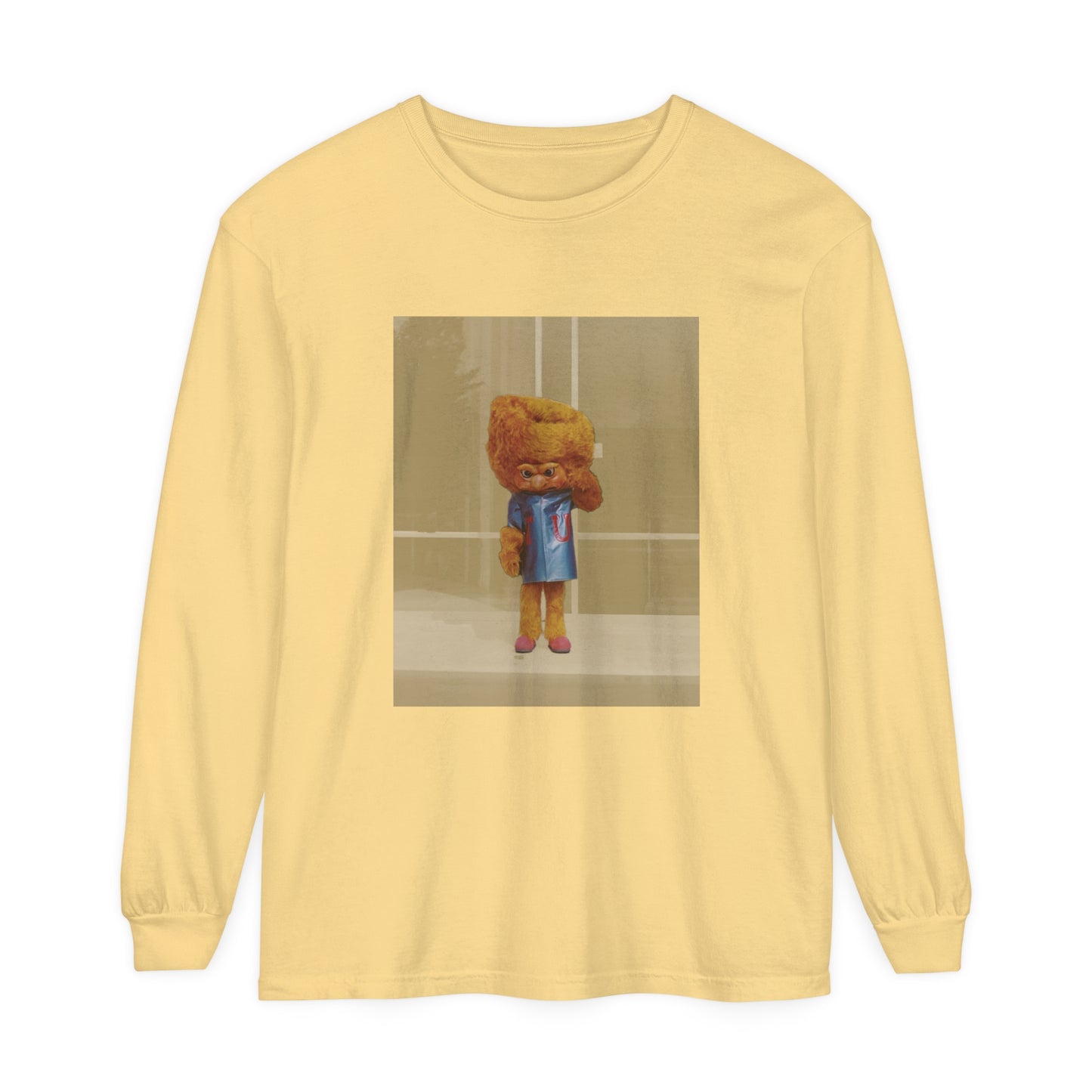 Vintage Huffy Mascot Pic Long Sleeve T-Shirt