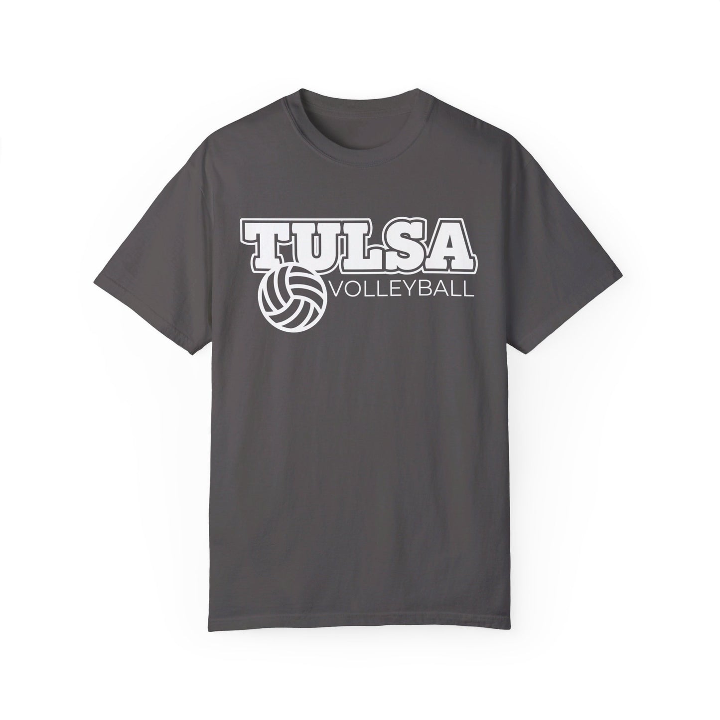 Tulsa Volleyball Retro Text T-shirt