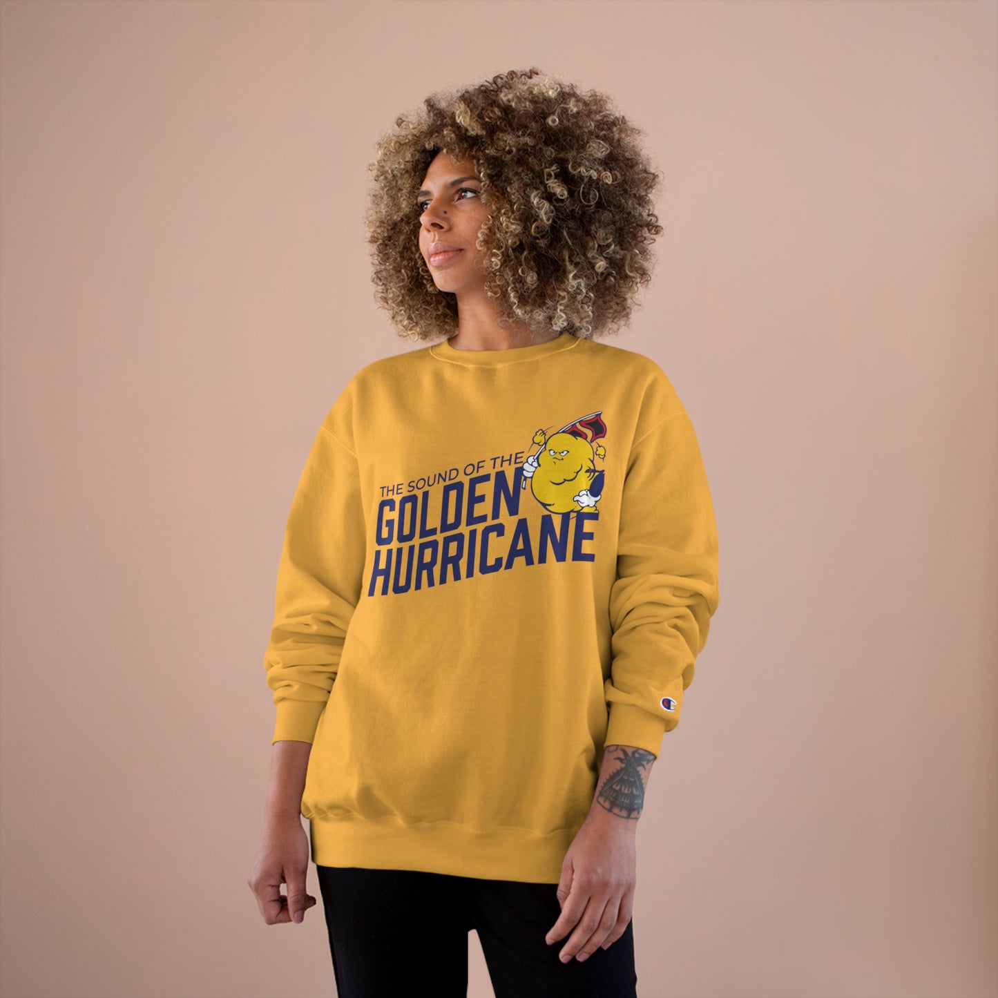 The Sound of Golden Hurricane Crewneck