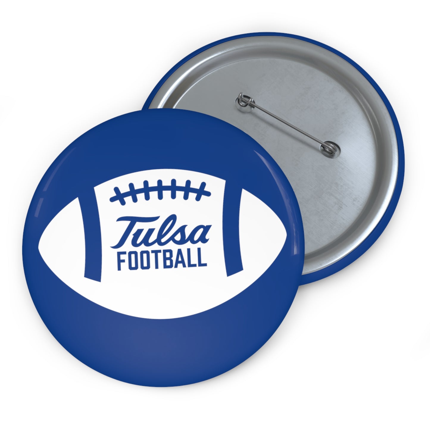 Tulsa Football Simple Pin Button