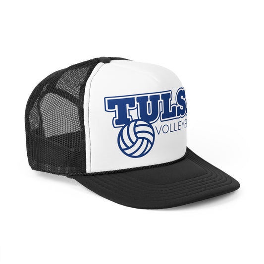 Tulsa Volleyball Retro Text  Trucker Cap