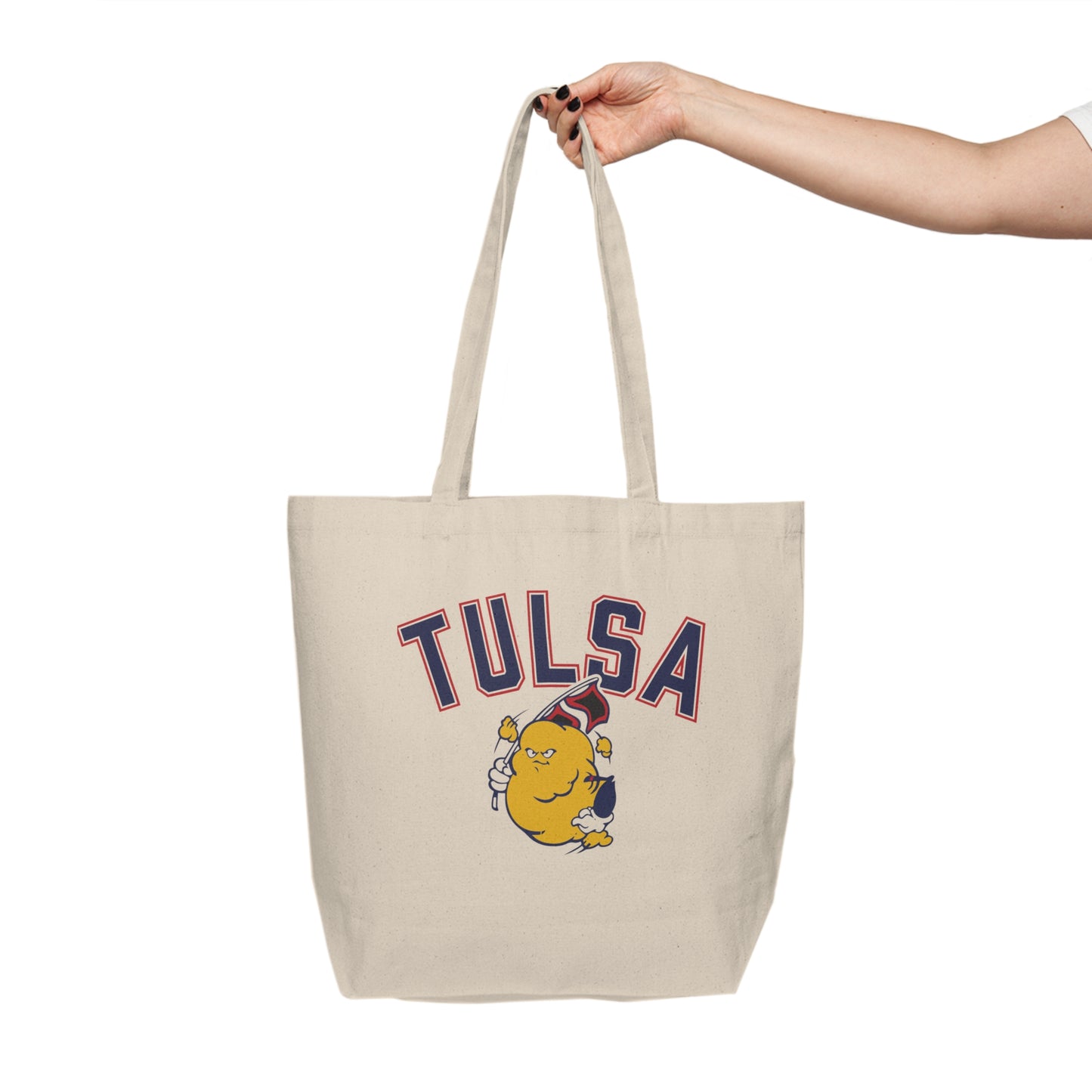 Tulsa Huffy Canvas Shopping Tote