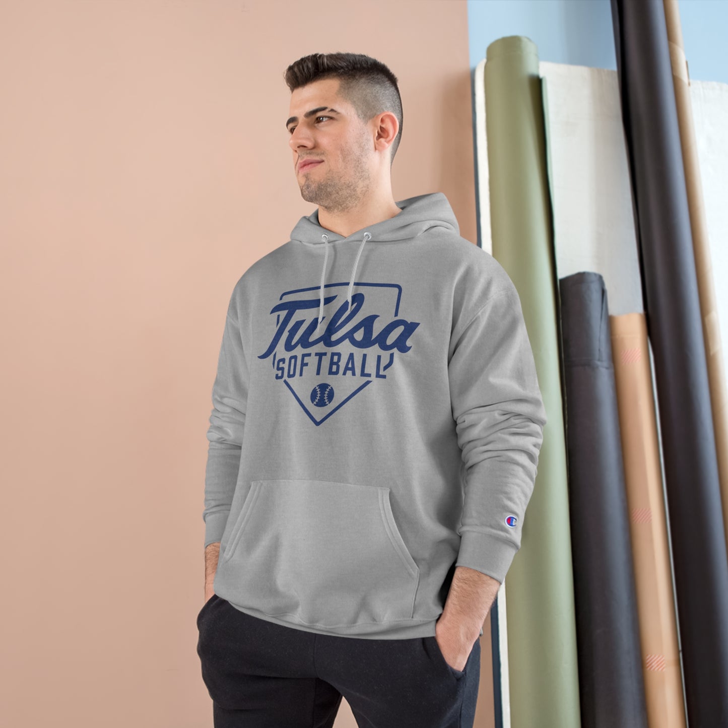 Tulsa Softball Home Plate Hoodie