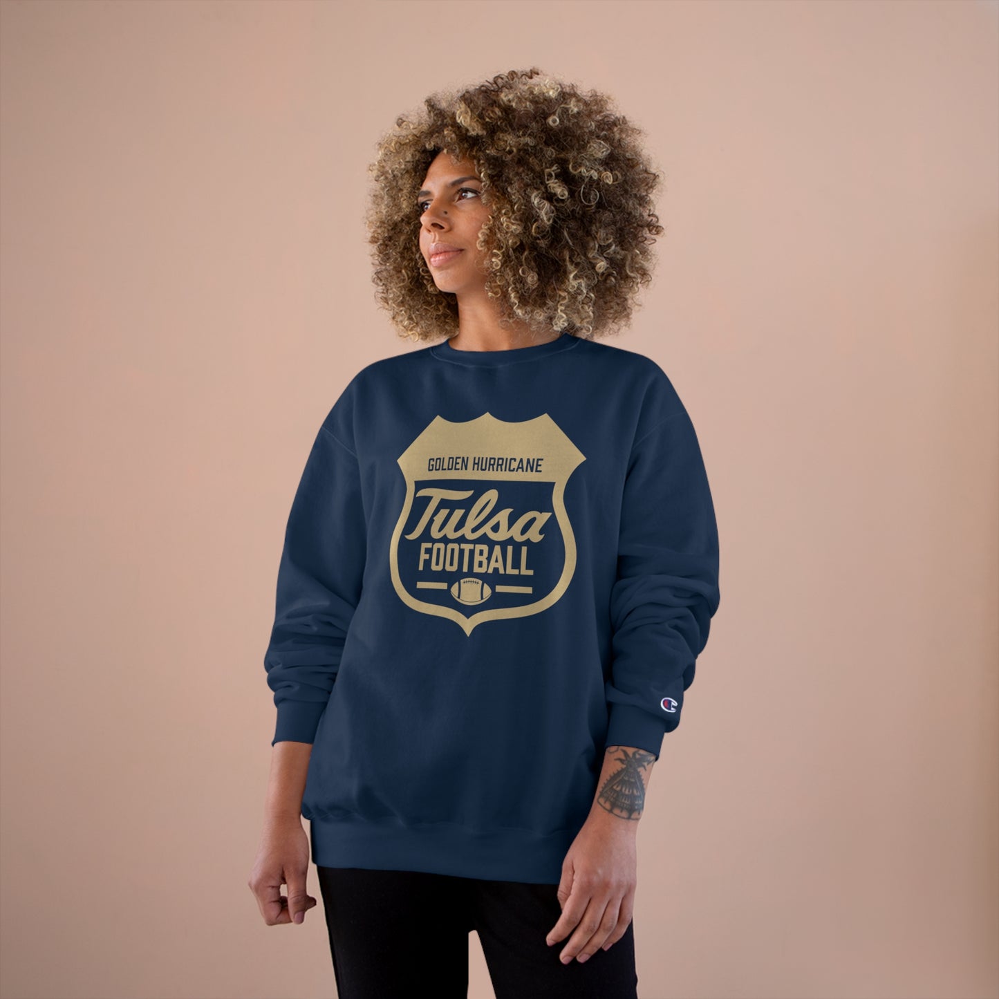 Tulsa Football Route 66 Crewneck