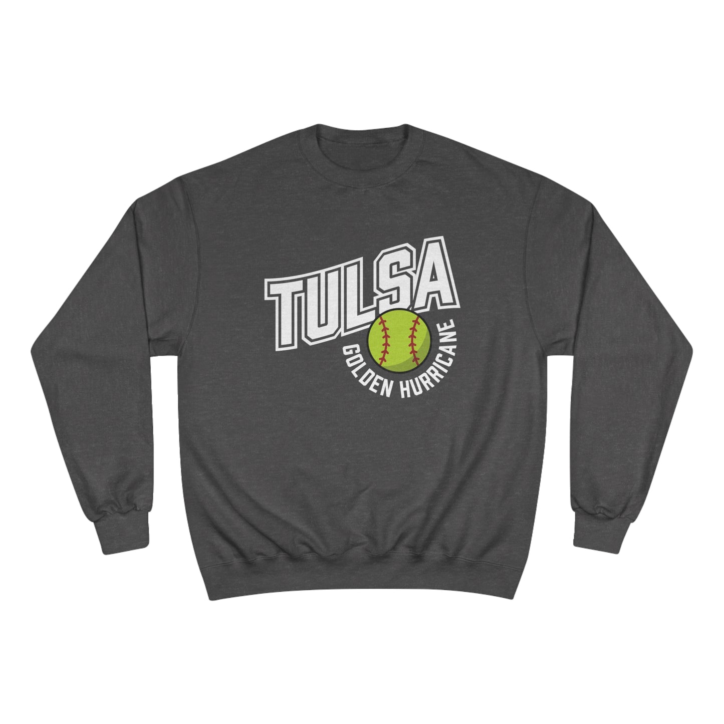 Tulsa Softball Ball Crewneck