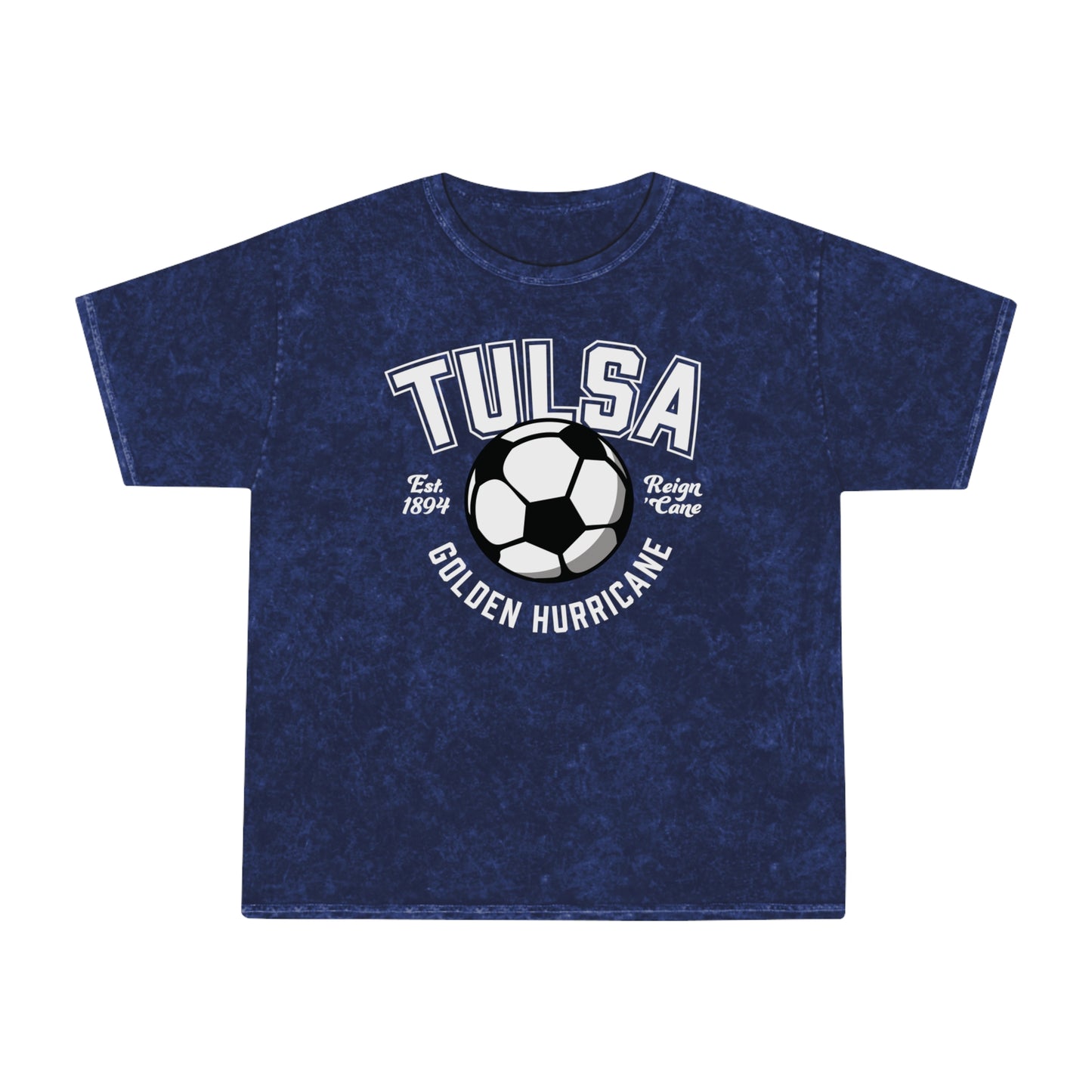 Tulsa Soccer Ball Vintage Mineral Wash T-Shirt