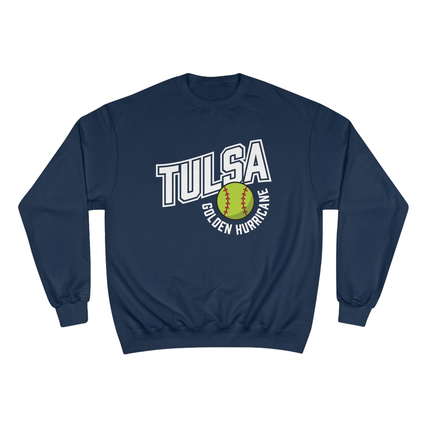 Tulsa Softball Ball Crewneck