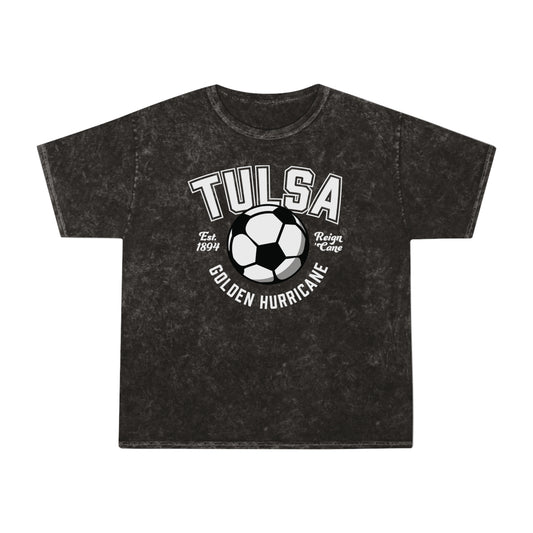 Tulsa Soccer Ball Vintage Mineral Wash T-Shirt