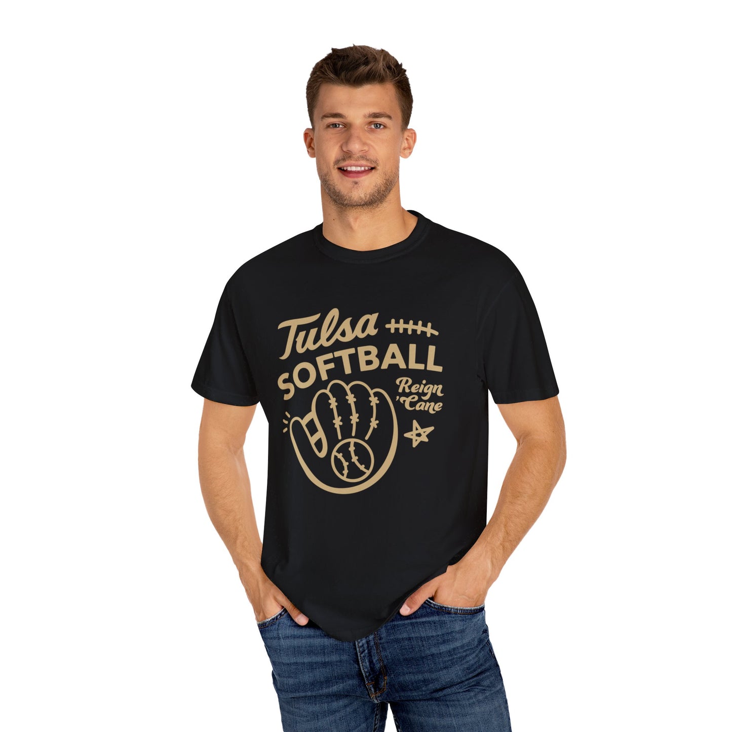 Tulsa Softball Glove T-shirt