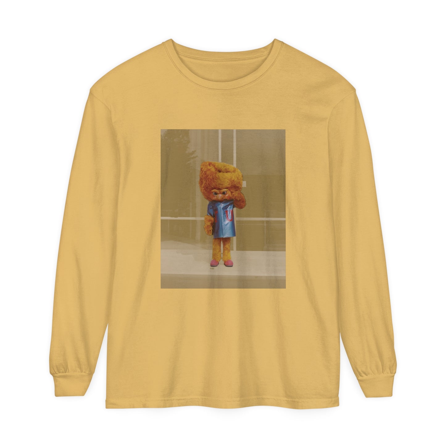 Vintage Huffy Mascot Pic Long Sleeve T-Shirt