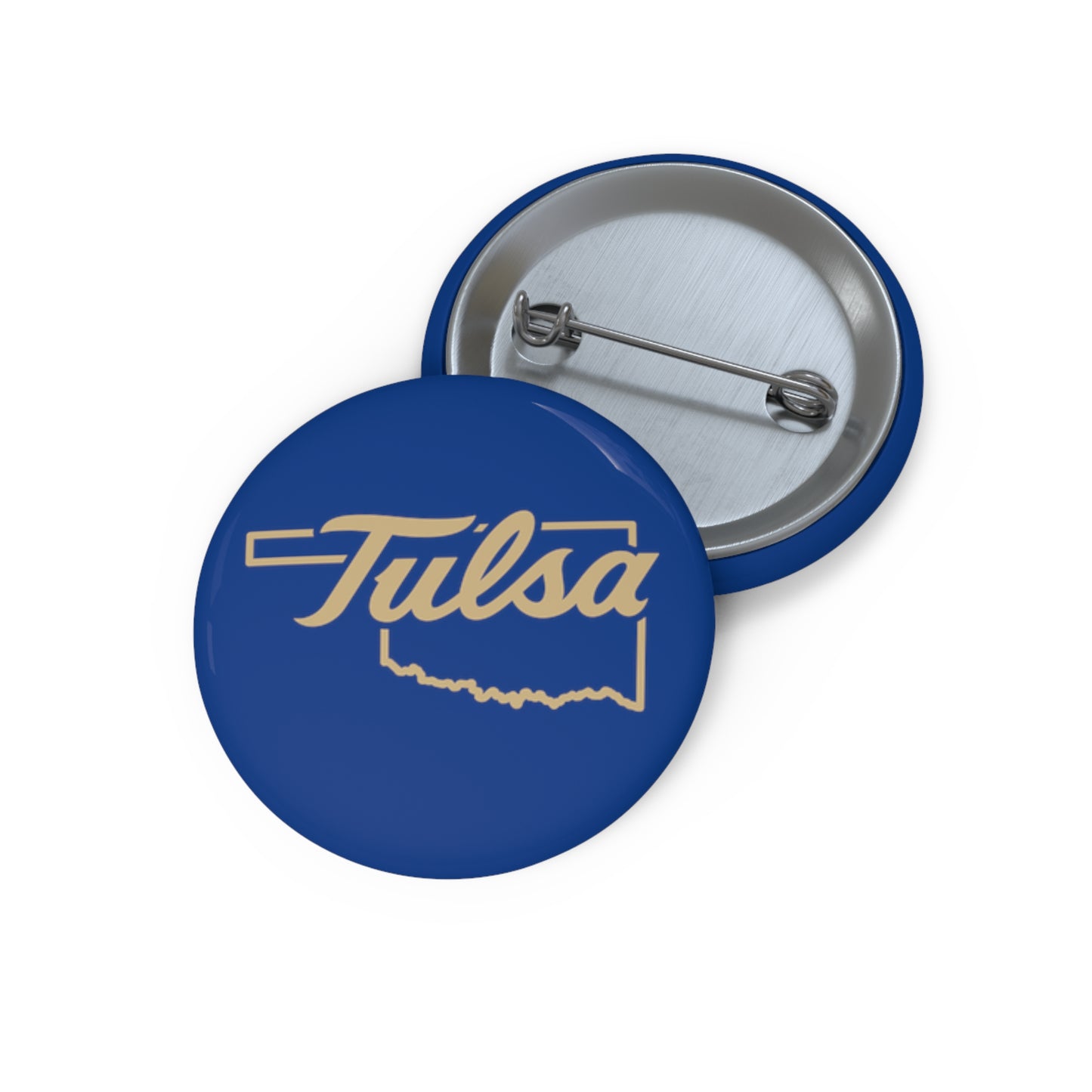 Tulsa Oklahoma Pin Button