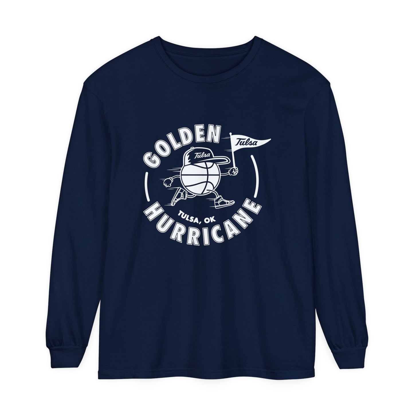 Golden Hurricane Basketball Long Sleeve T-Shirt