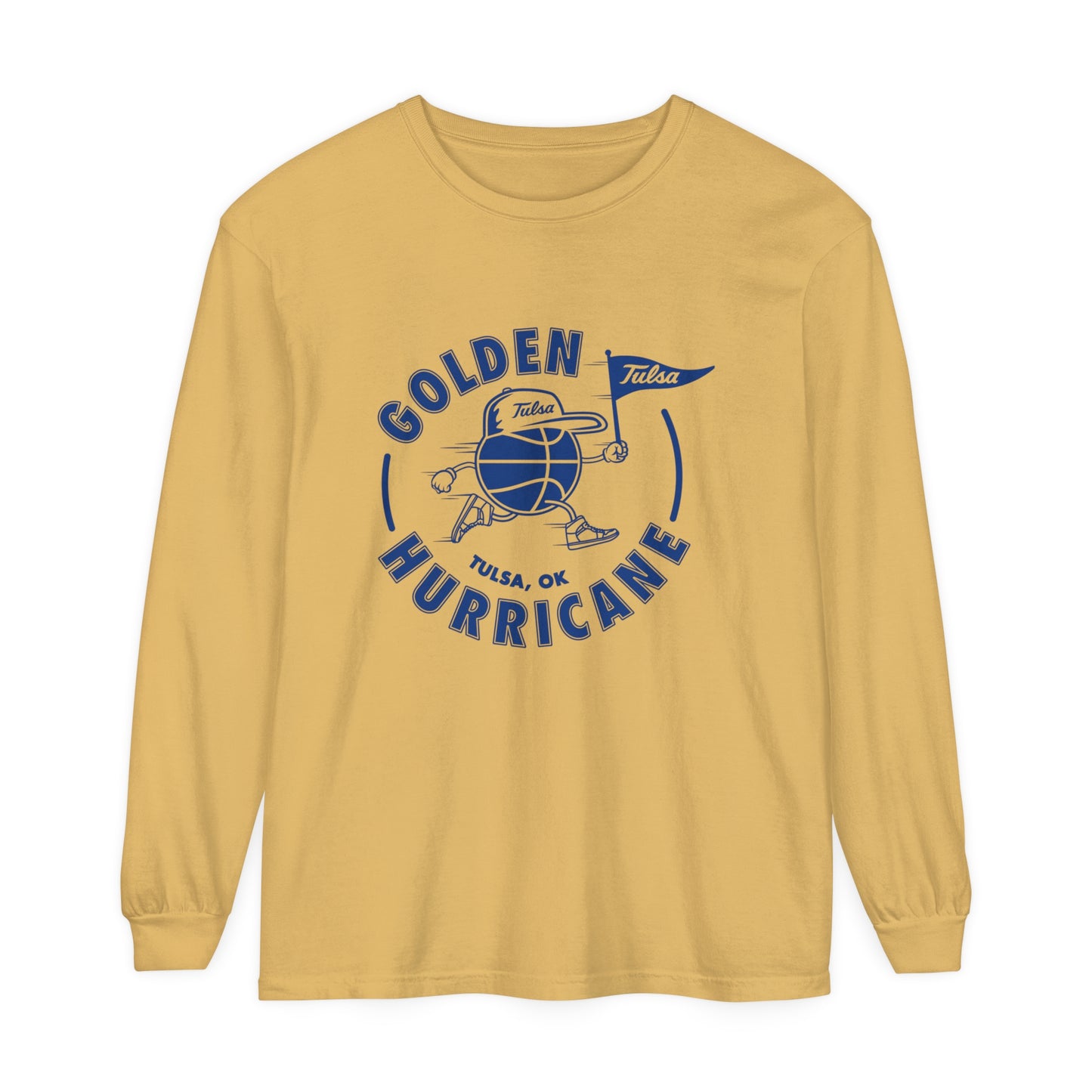 Golden Hurricane Basketball Long Sleeve T-Shirt