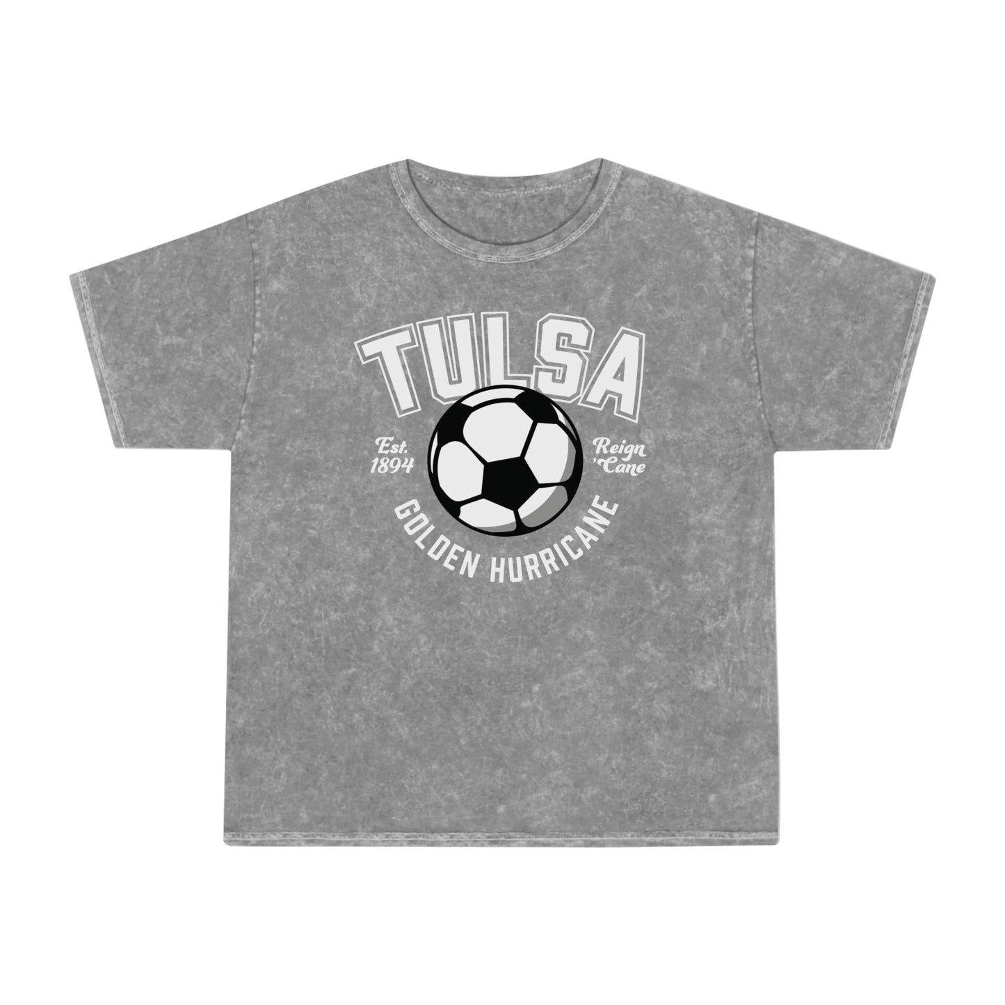 Tulsa Soccer Ball Vintage Mineral Wash T-Shirt