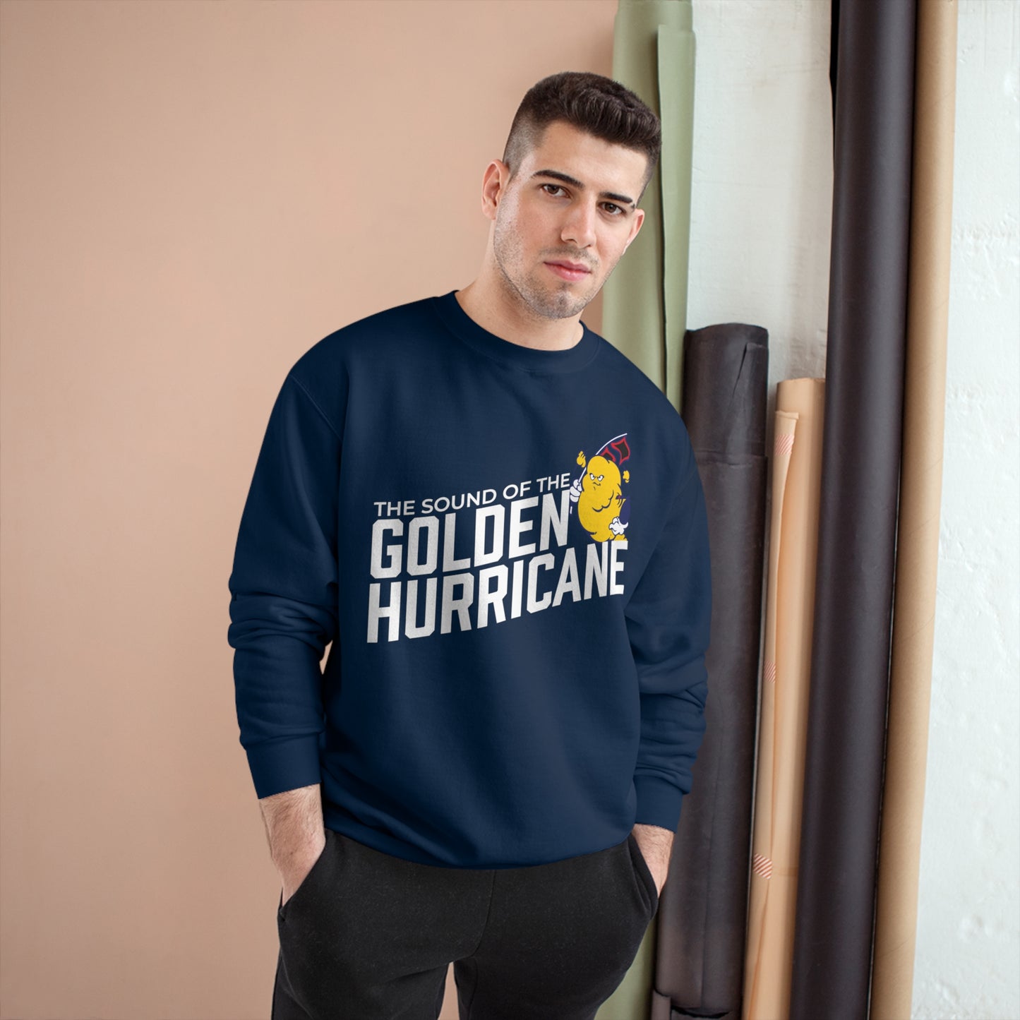 The Sound of Golden Hurricane Crewneck