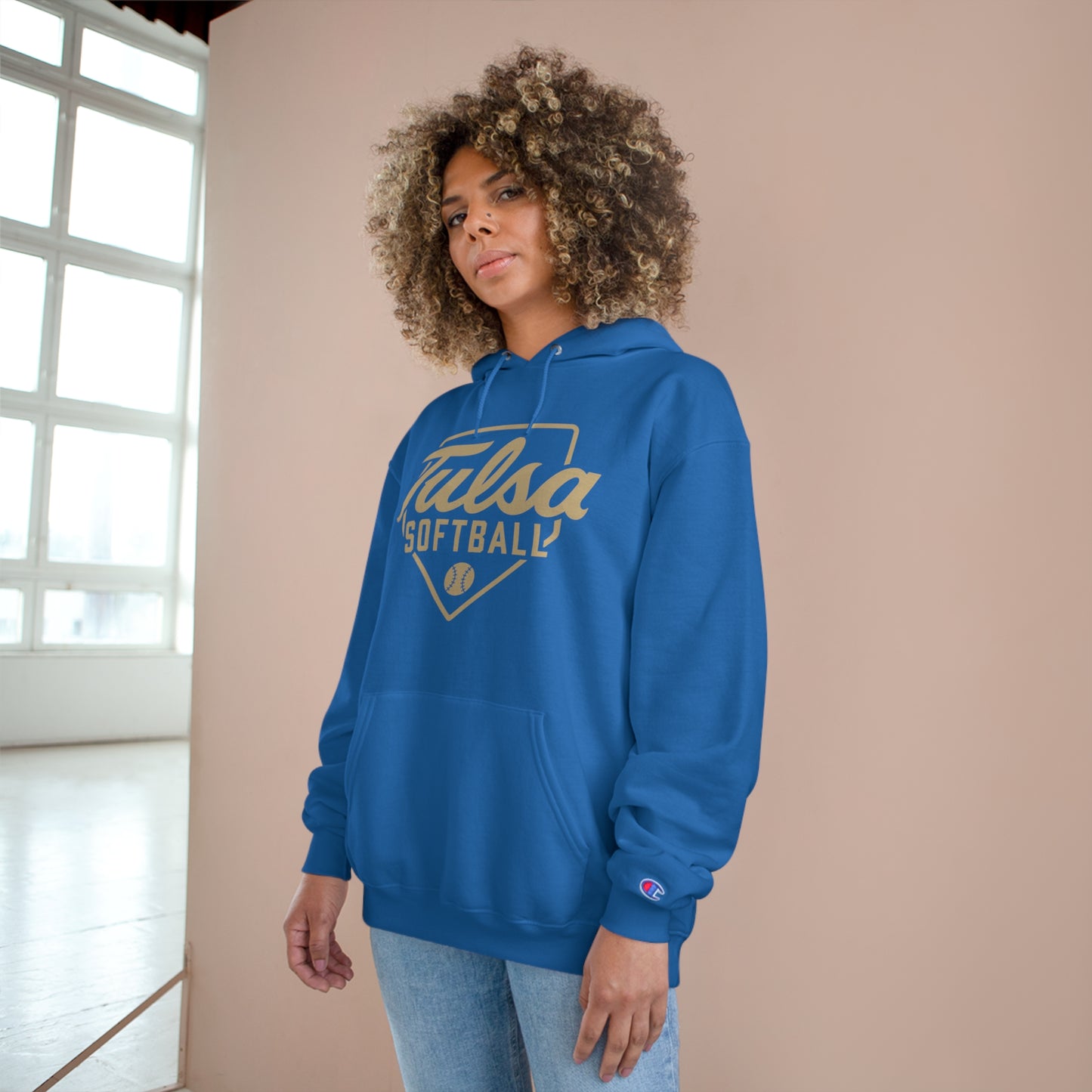 Tulsa Softball Home Plate Hoodie