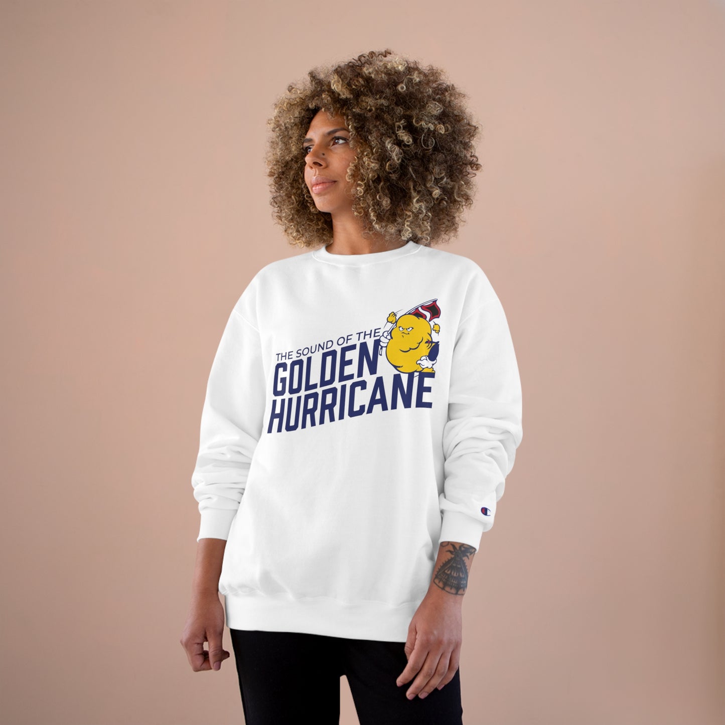 The Sound of Golden Hurricane Crewneck