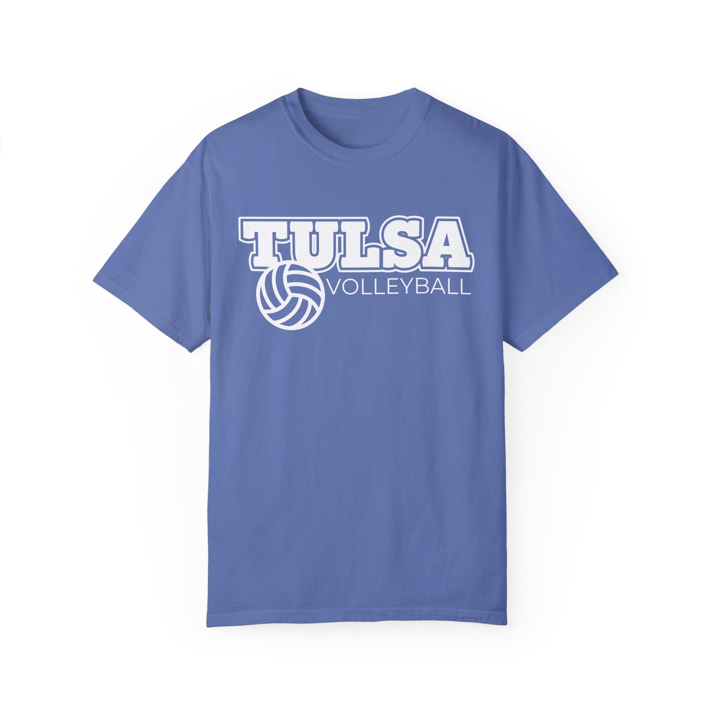 Tulsa Volleyball Retro Text T-shirt