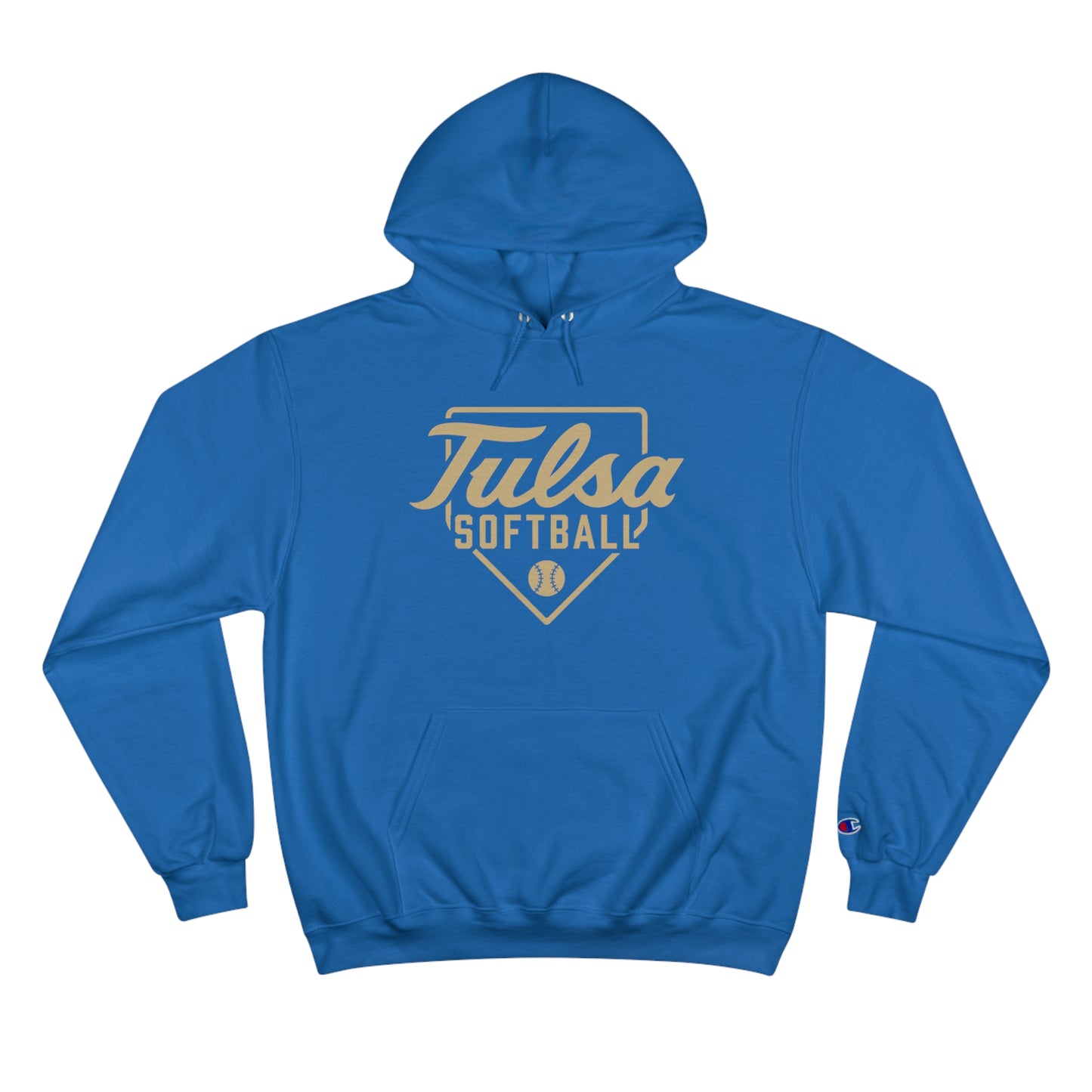 Tulsa Softball Home Plate Hoodie