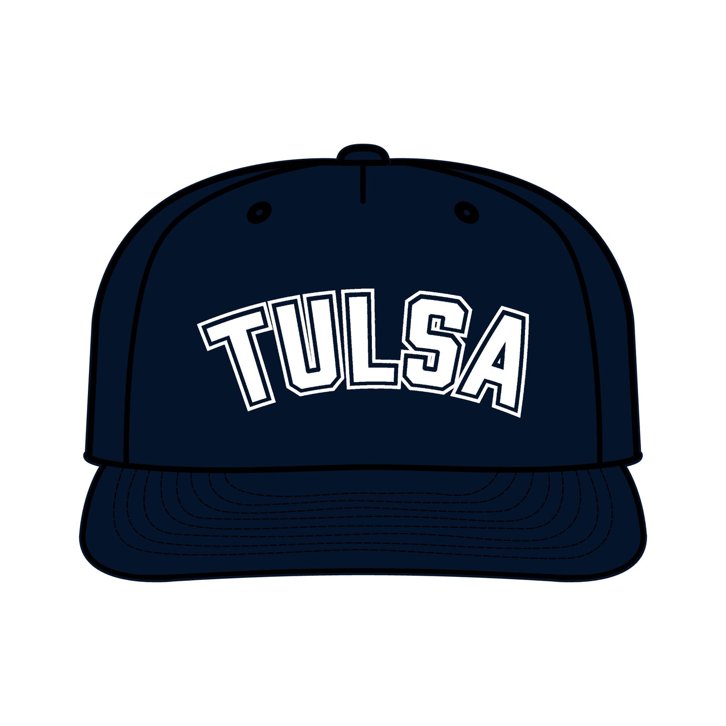 Tulsa College Letters Surf Cap