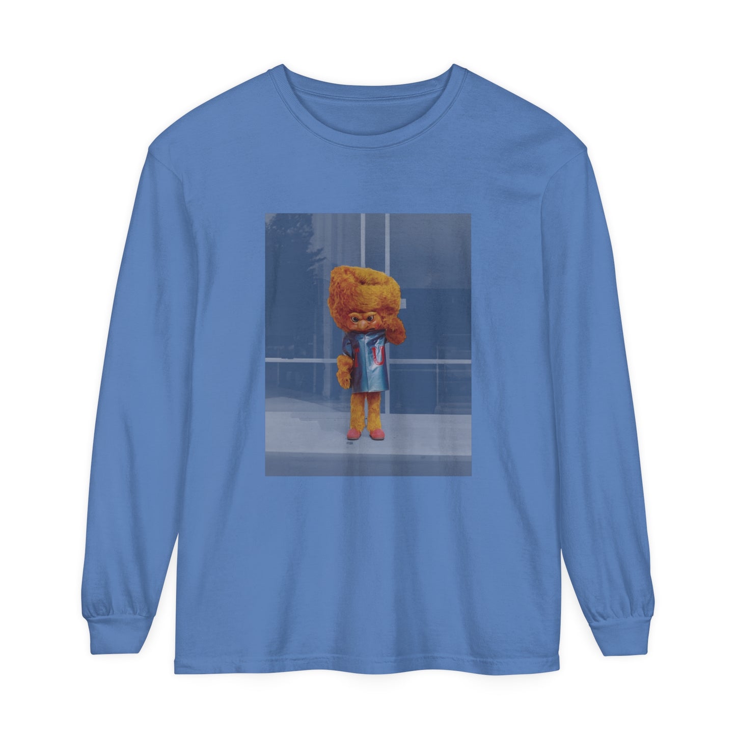 Vintage Huffy Mascot Pic Long Sleeve T-Shirt