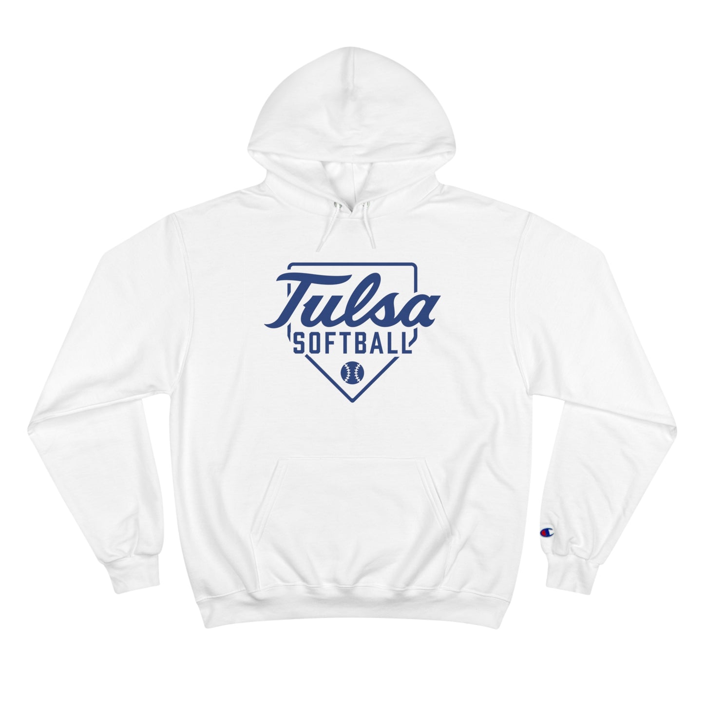 Tulsa Softball Home Plate Hoodie