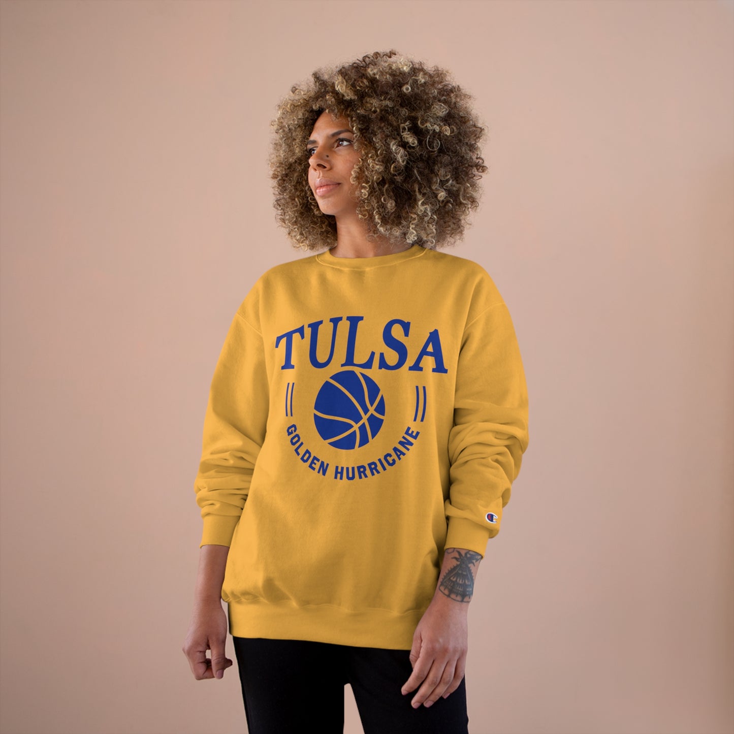 Tulsa Basketball Vintage Crewneck