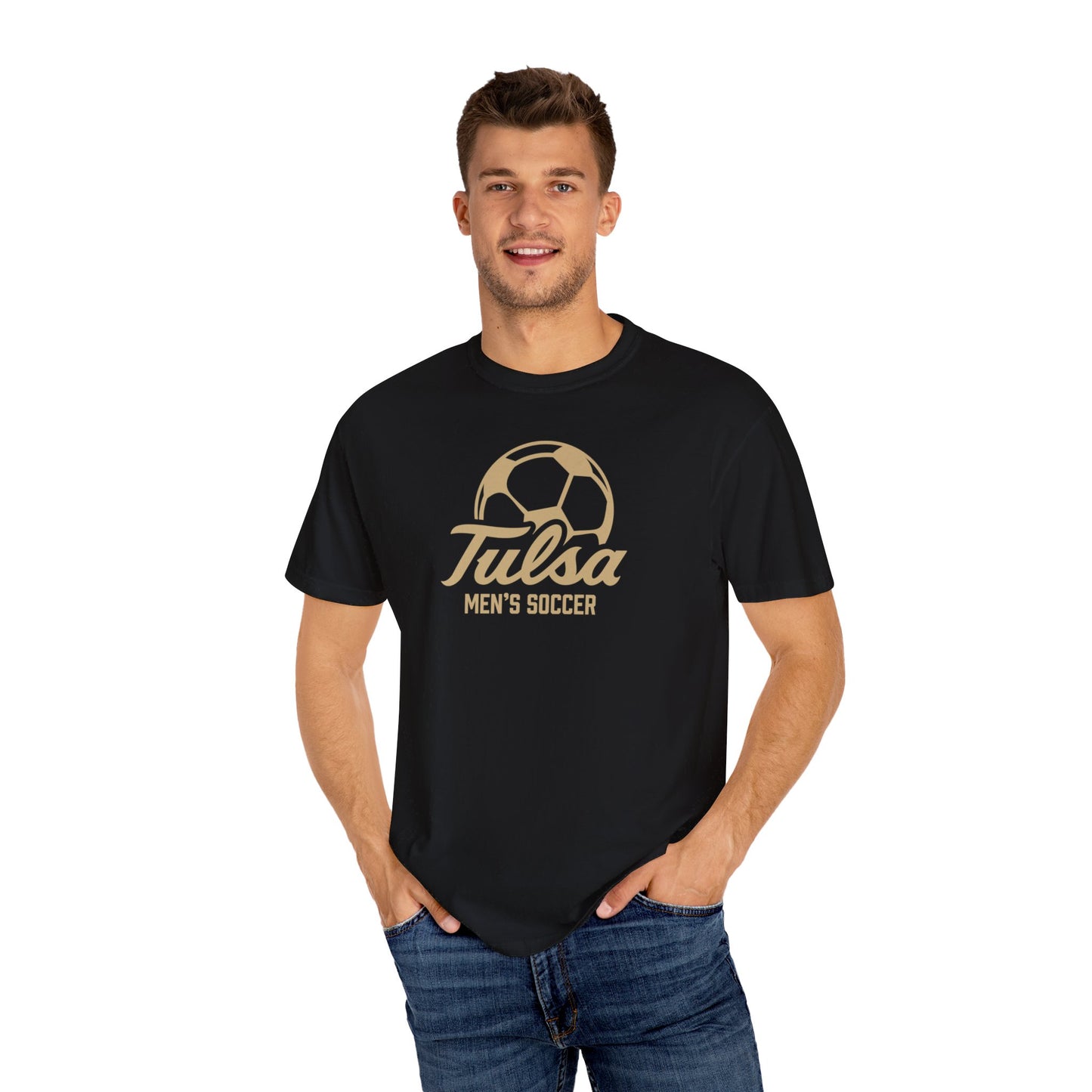 Tulsa Men's Soccer Ball T-shirt