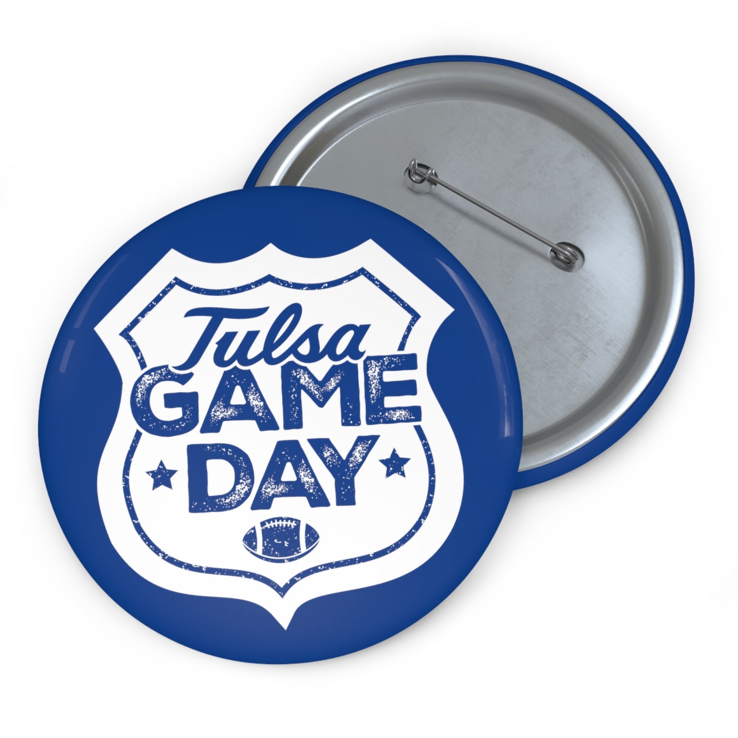 Tulsa Game Day Pin Button