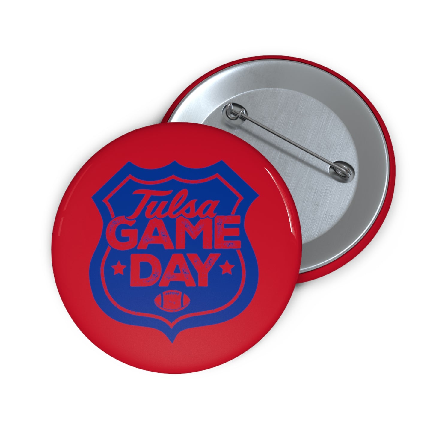 Tulsa Game Day Pin Button