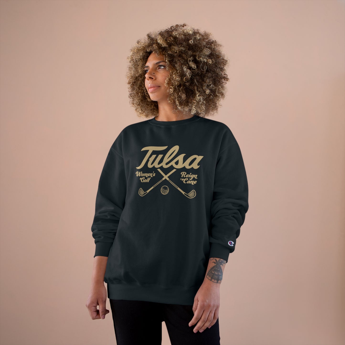 Tulsa Script Golf Clubs Sweatshirt