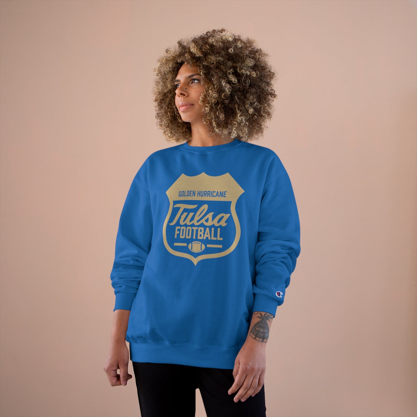 Tulsa Football Route 66 Crewneck