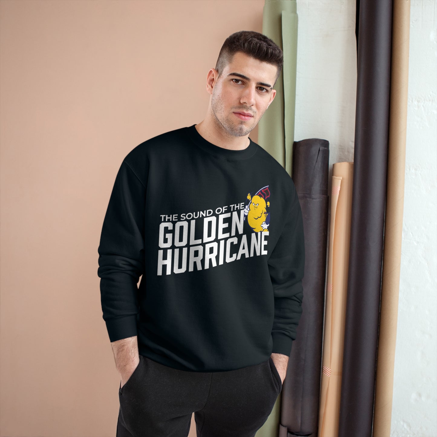 The Sound of Golden Hurricane Crewneck