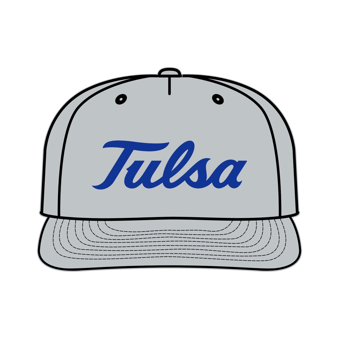 Tulsa Script Surf Cap