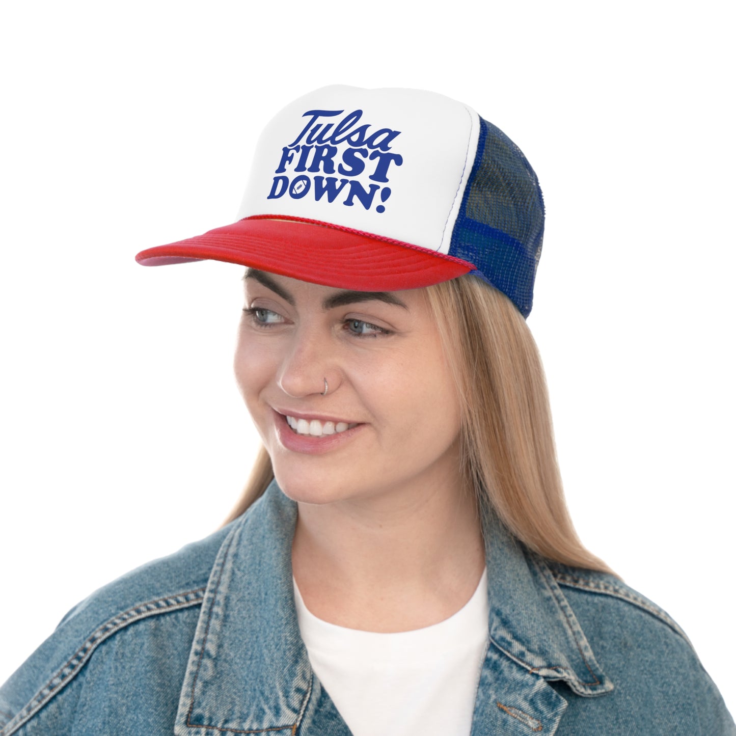 Tulsa First Down Trucker Cap