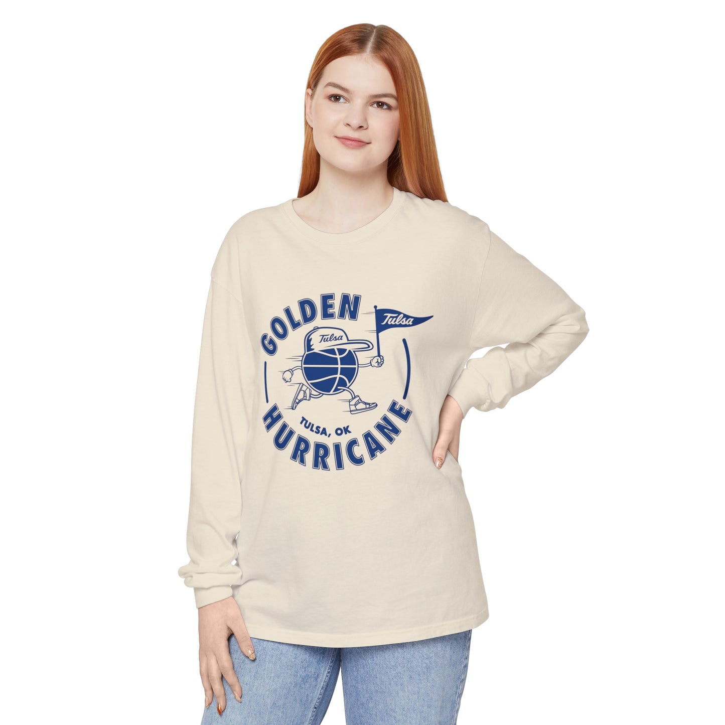 Golden Hurricane Basketball Long Sleeve T-Shirt