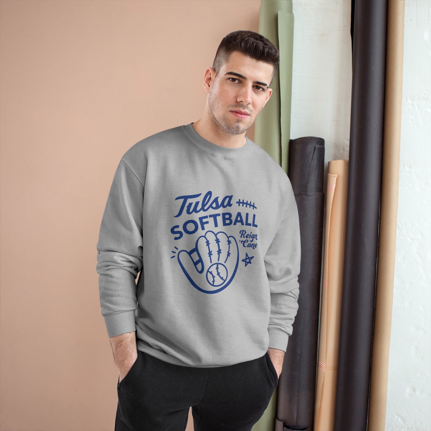 Tulsa Softball Glove Crewneck