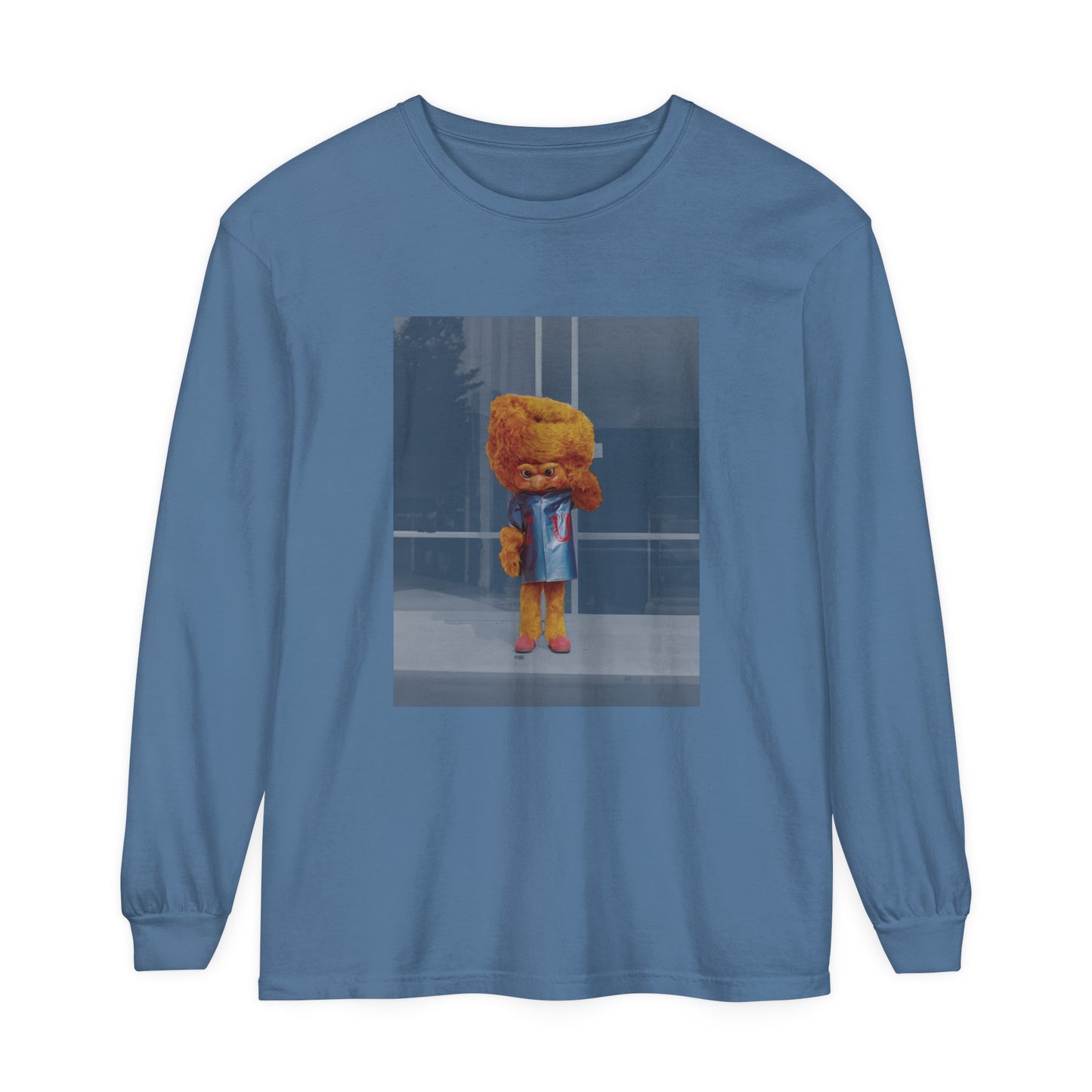 Vintage Huffy Mascot Pic Long Sleeve T-Shirt